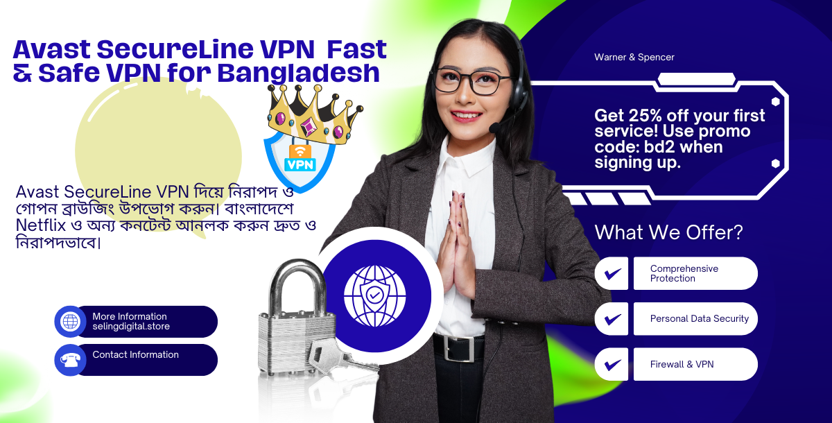 Avast SecureLine VPN – Fast & Safe VPN for Bangladesh