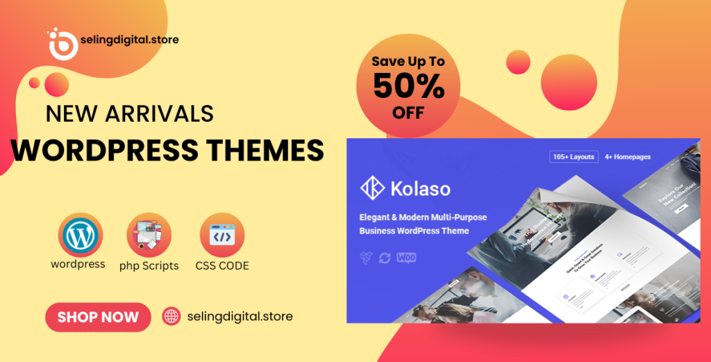 Kolaso – Modern Multi-Purpose WordPress Theme 1.1.0